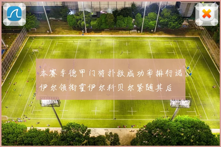 本赛季德甲门将扑救成功率排行诺伊尔领衔霍伊尔科贝尔紧随其后